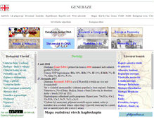 Tablet Screenshot of genebaze.cz